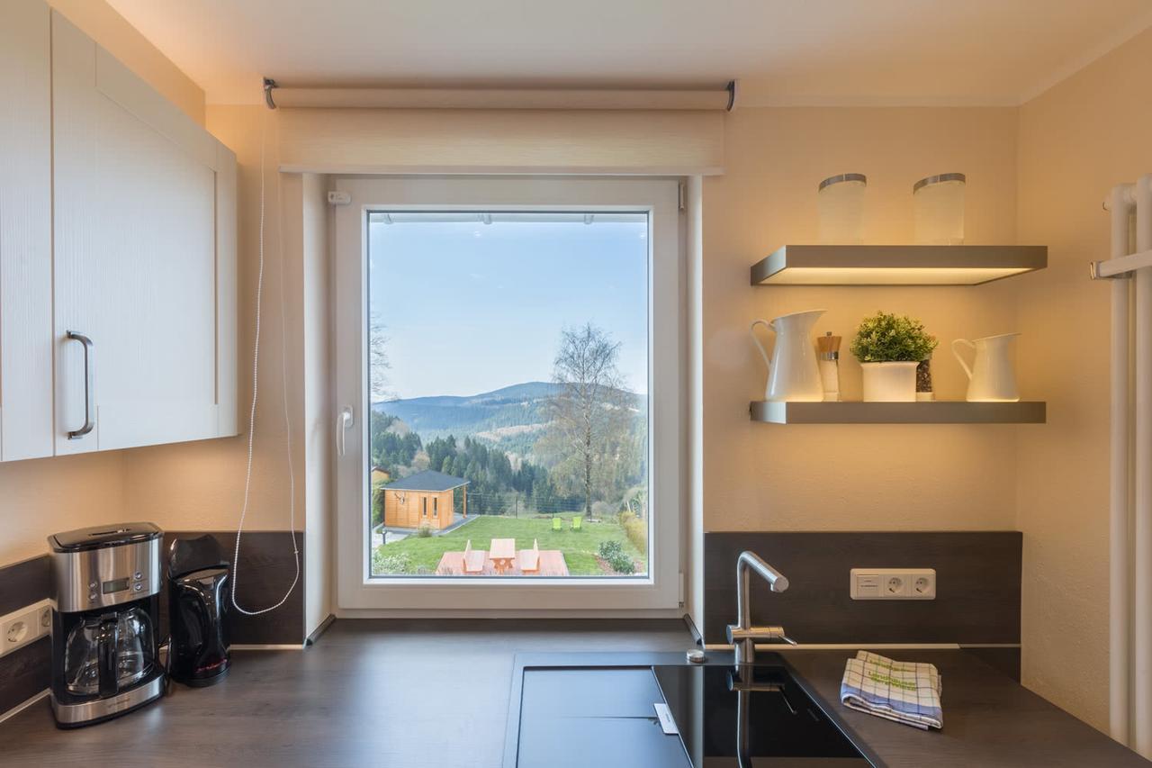 Landhaeuser Bergwiese - Ferienhaus Hoehenblick 상트안드레스베르크 외부 사진